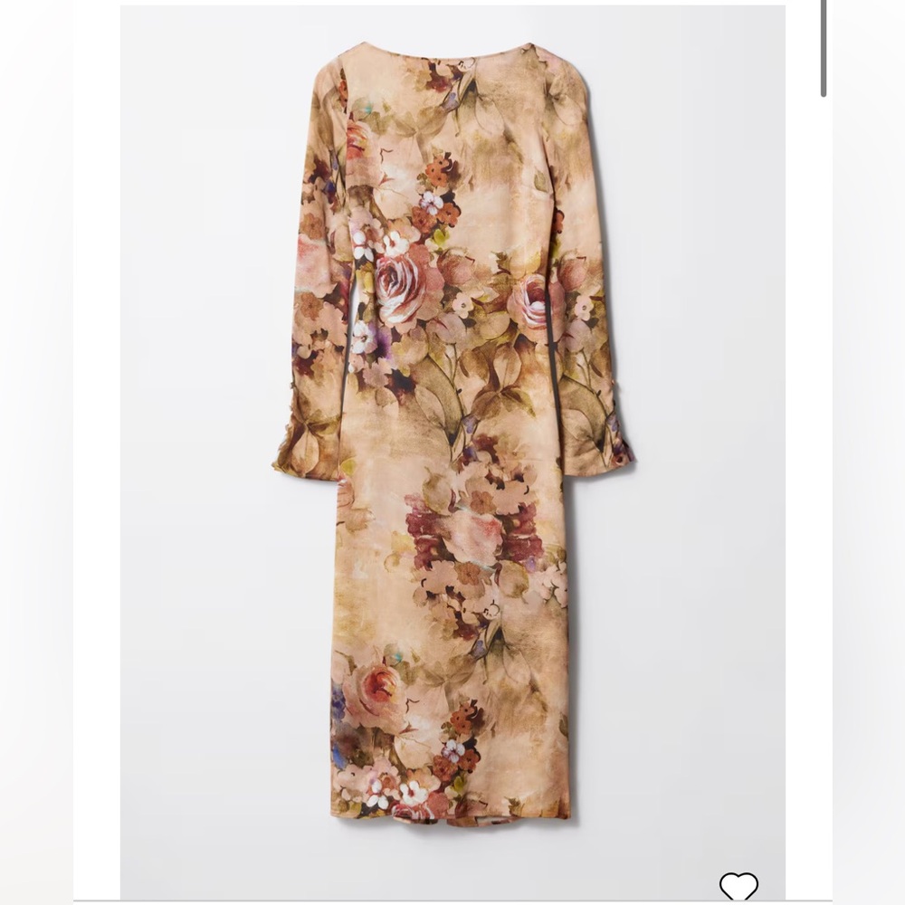 & other stories Floral midi Dress NWT